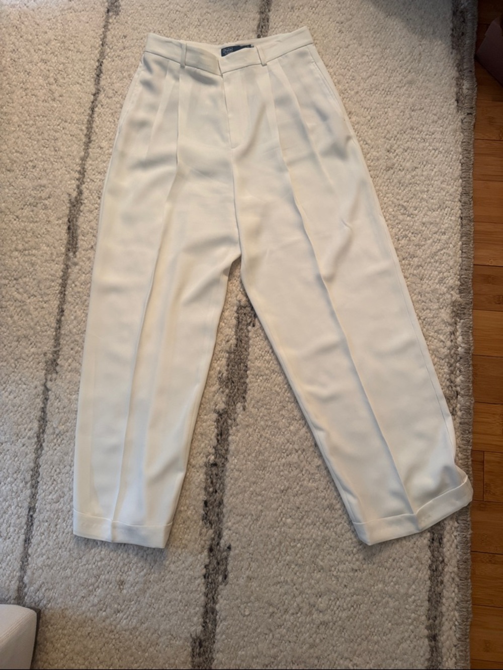 Ralph Lauren Cream Tailored Trousers